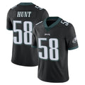 P.Eagles #58 Jalyx Hunt Player Black Limited Vapor Untouchable Home Game Odoa Stitched Jerseys