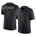D.Cowboys #6 Donovan Ezeiruaku Player Black Limited Reflective Home Game Odoa Stitched Jerseys
