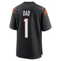 Odoa C.Bengals #1 Dad Black Game Jersey
