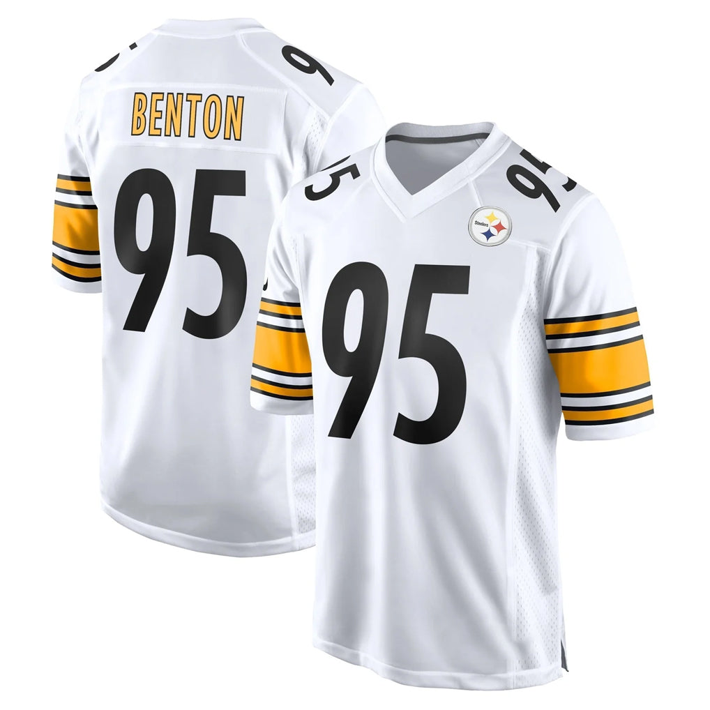 P.Steelers #95 Keeanu Benton Player White Home Game Odoa Stitched Jerseys