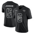 J.Jaguars #6 Antonio Johnson Player Black Limited 2026 Salute to Service Home Game Odoa Stitched Jerseys