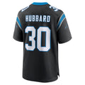 C.Panthers #30 Chuba Hubbard Player Black Home Game Odoa Stitched Jerseys