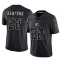 C.Browns #22 Dylan Sampson Player Black Reflective Home Game Odoa Stitched Jerseys