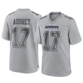D.Cowboys #17 Brandon Aubrey Player Gray Atmosphere Fashion Home Game Odoa Stitched Jerseys