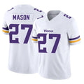 M.Vikings #27 Jordan Mason Player White Limited Vapor F.U.S.E. Home Game Odoa Stitched Jerseys