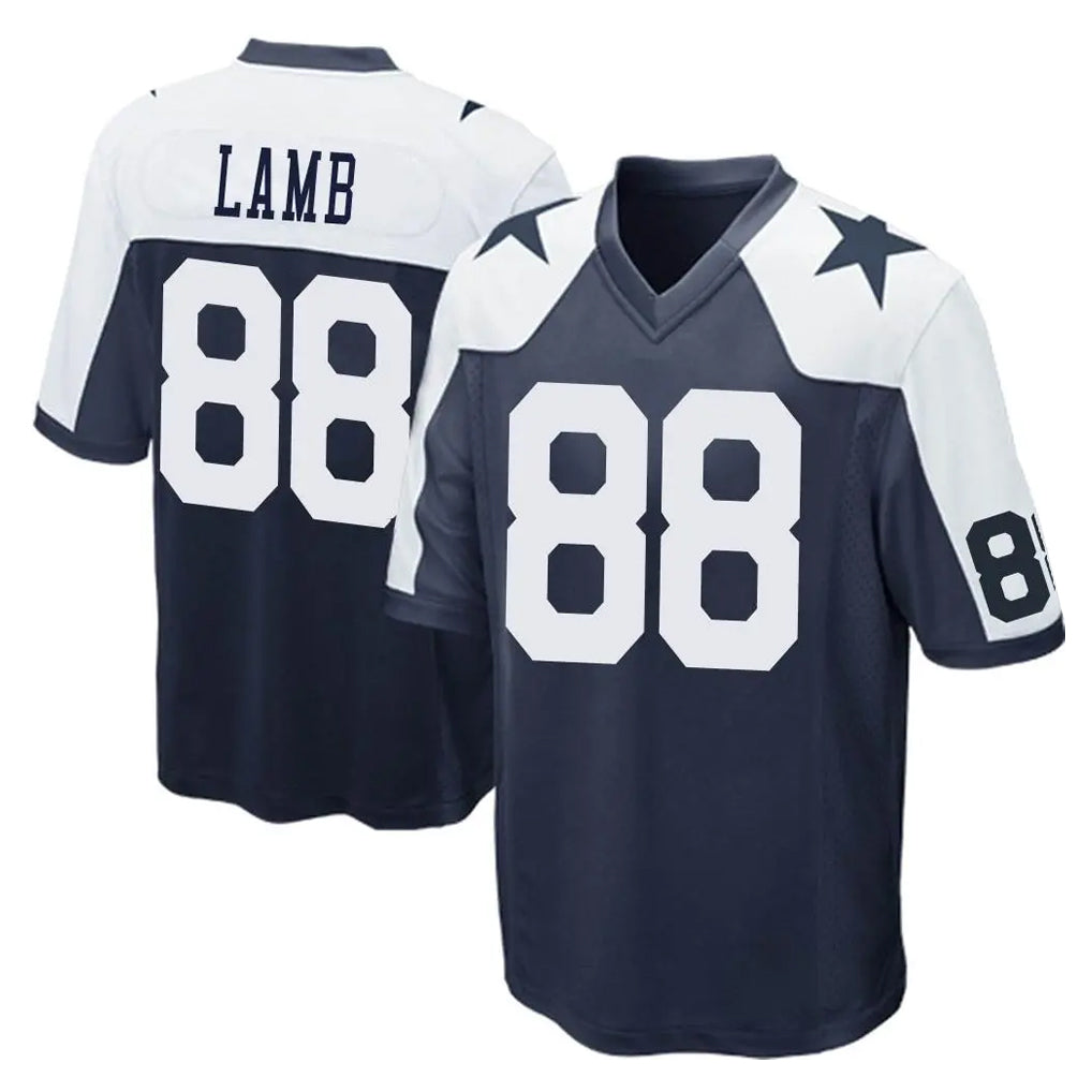 D.Cowboys #88 CeeDee Lamb Player Navy-White Alternate Home Game Odoa Stitched Jerseys