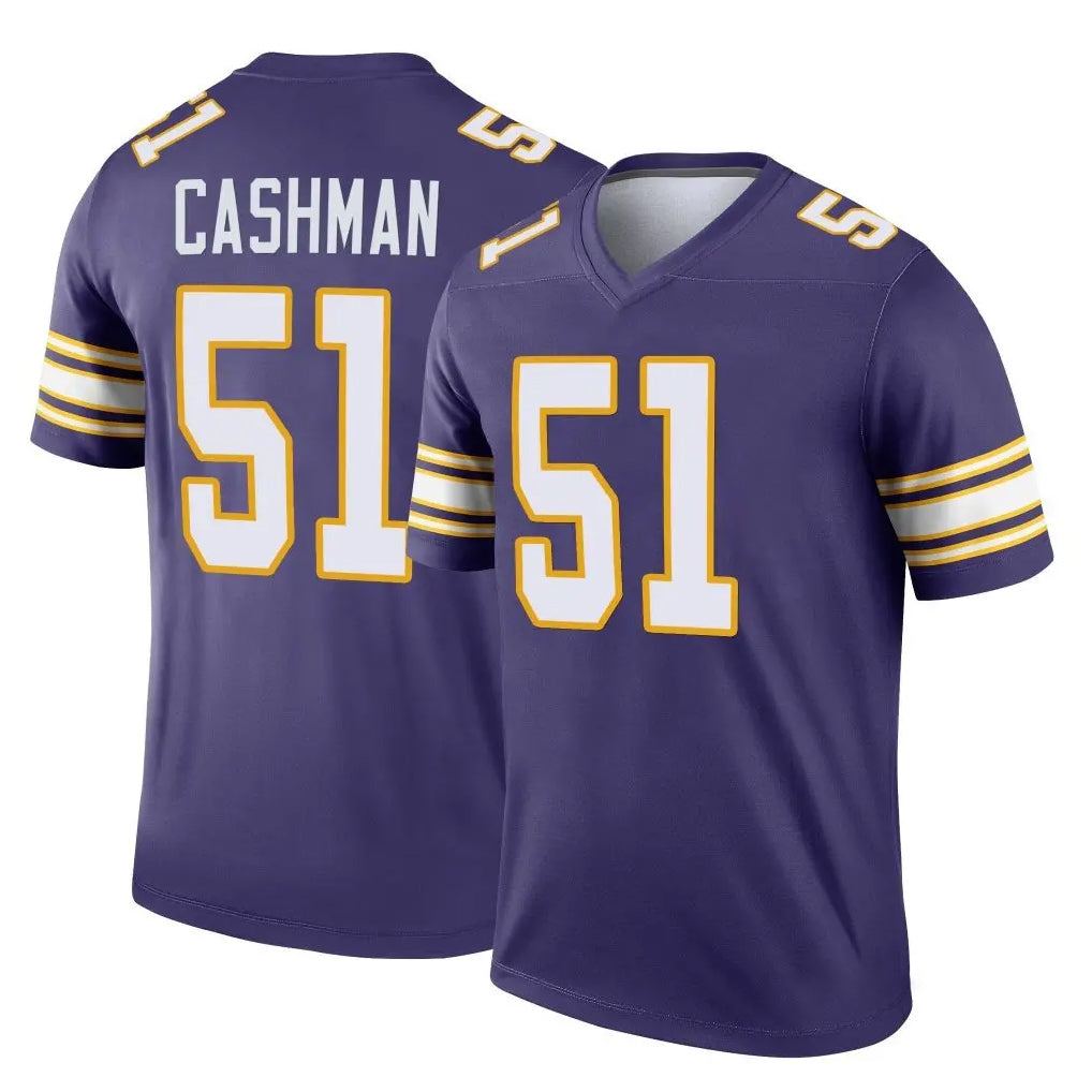 M.Vikings #51 Blake Cashman Player Purple Limited Classic Home Game Odoa Stitched Jerseys