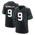 NY.Jets #9 Will McDonald IV Player Black Legacy Home Game Odoa Stitched Jerseys