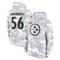 P.Steelers #56 Alex Highsmith Player Arctic Camo Limited Salute to Service Pullover Hoodies Game Odoa Stitched Jerseys