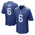 NY.Giants #6 Jaxson Dart Player Royal Home Game Odoa Stitched Jerseys