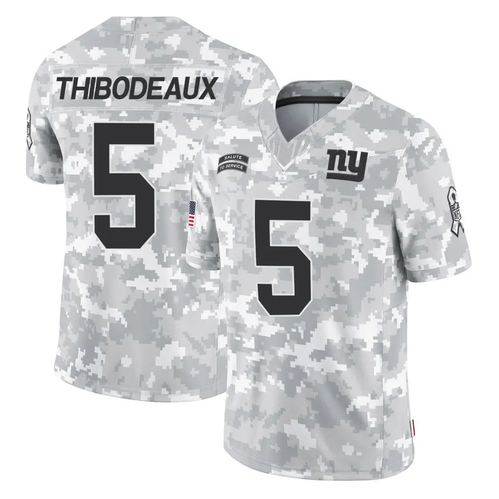 NY.Giants #5 Kayvon Thibodeaux Player Arctic Camo Salute To Service Limited Game Odoa Stitched Jerseys