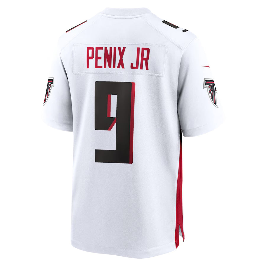 A.Falcons #9 Michael Penix Jr. Player White Home Game Odoa Stitched Jerseys