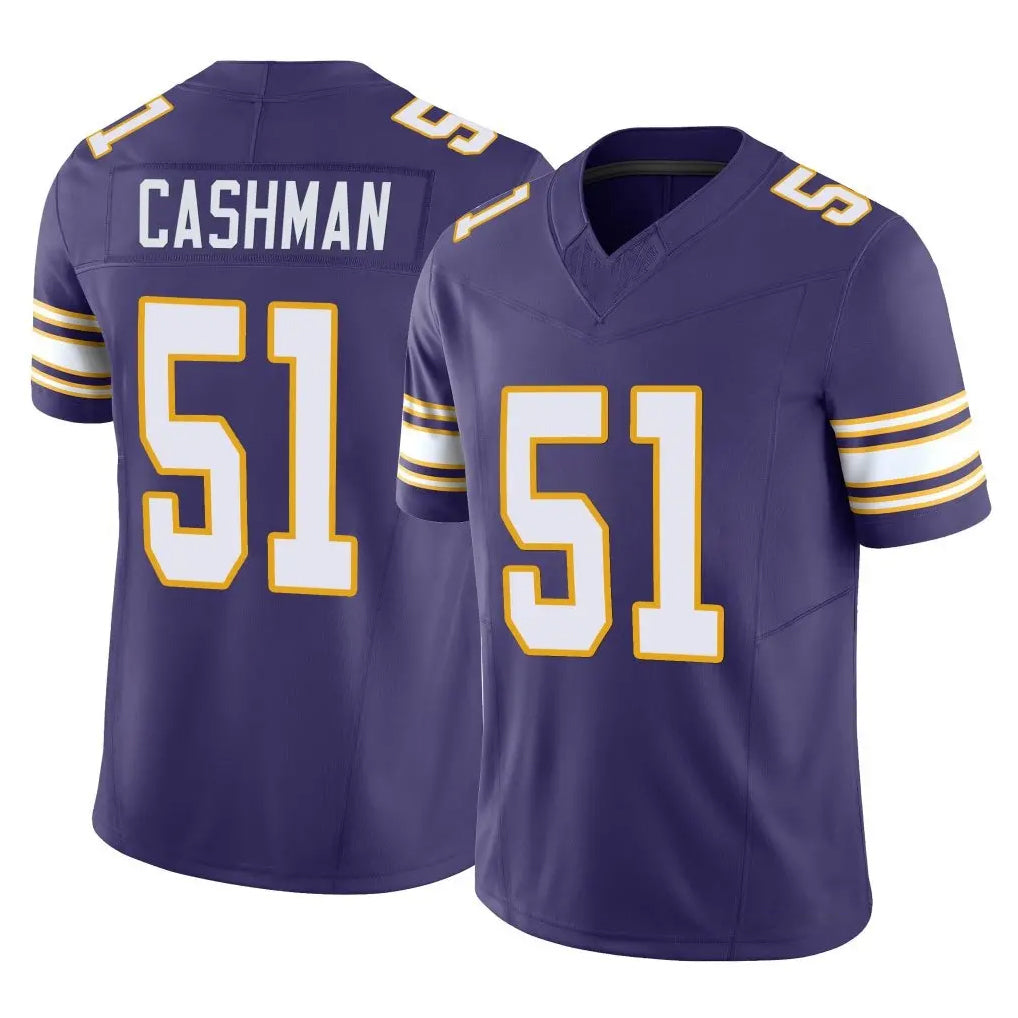 M.Vikings #51 Blake Cashman Player Purple Limited Classic Vapor F.U.S.E. Home Game Odoa Stitched Jerseys
