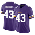 M.Vikings #43 Andrew Van Ginkel Player Purple Limited Vapor F.U.S.E. Home Game Odoa Stitched Jerseys