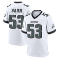 P.Eagles #53 Zack Baun Player White Game Home Odoa Stitched Jerseys