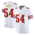 SF.49ers #54 Fred Warner Player White 2025 Rivalries Collection Game Limited Odoa Stitched Jerseys