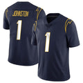 LA.Chargers #1 Quentin Johnston Player Navy Limited Vapor Untouchable Home Game Odoa Stitched Jerseys