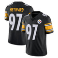 P.Steelers #97 Cameron Heyward Player Black Limited Vapor Untouchable Home Game Odoa Stitched Jerseys