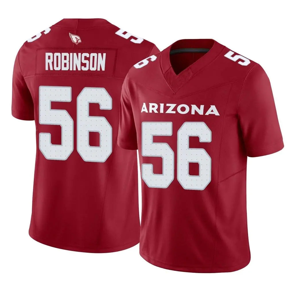 A.Cardinals #56 Darius Robinson Player Cardinal Vapor F.U.S.E. Limited Home Game Odoa Stitched Jerseys