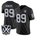 LV.Raiders #89 Brock Bowers Player Black 2026 Vapor Limited Home Game Odoa Stitched Jerseys