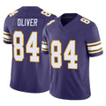 M.Vikings #84 Josh Oliver Player Purple Limited Classic Vapor F.U.S.E. Home Game Odoa Stitched Jerseys