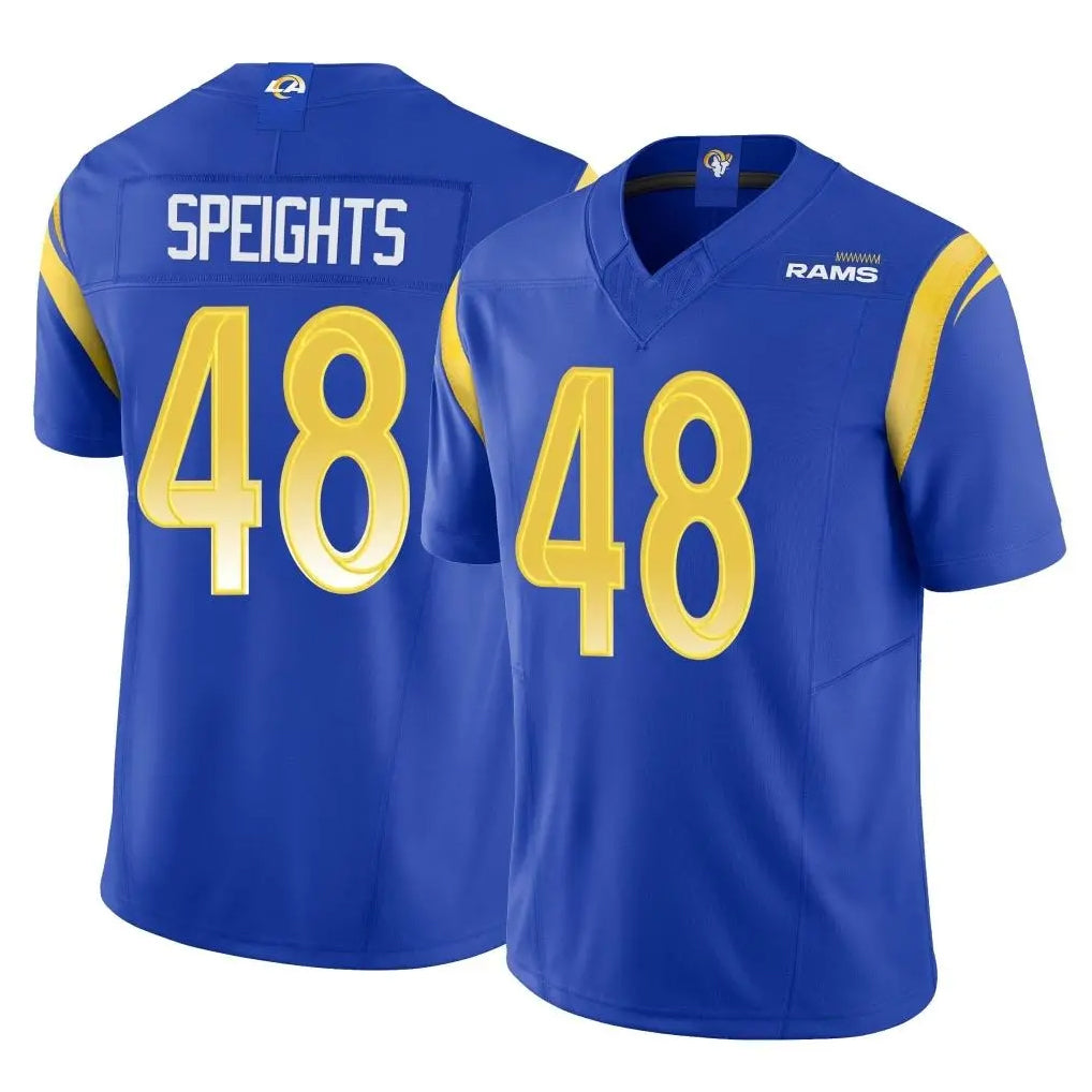LA.Rams #48 Omar Speights Player Royal Limited Vapor F.U.S.E. Home Game Odoa Stitched Jerseys