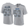 IN.Colts #53 CJ Allen Player Gray Atmosphere Fashion Home Game Odoa Stitched Jerseys