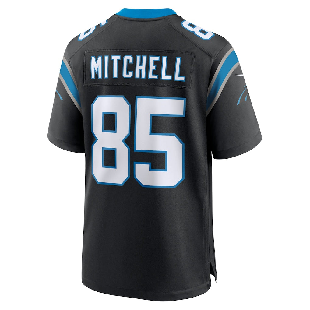Odoa C.Panthers #85 James Mitchell Black Team Game Jersey