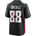 Odoa A.Falcons #88 Tony Gonzalez Black Game Retired Player Jersey