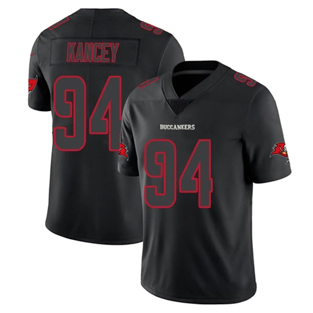 TB.Buccaneers #94 Calijah Kancey Player Black Impact Limited Home Game Odoa Stitched Jerseys