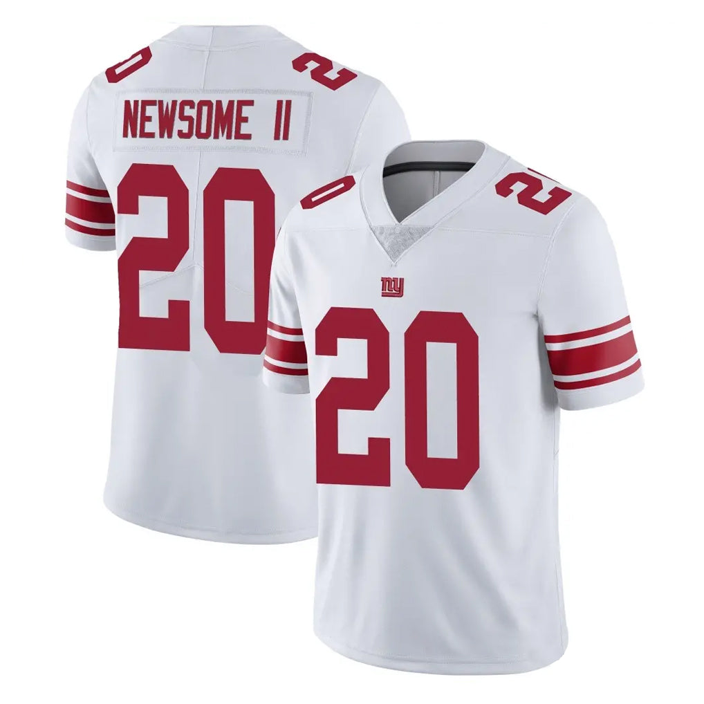 NY.Giants #20 Greg Newsome II Player White Limited Vapor Untouchable Home Game Odoa Stitched Jerseys