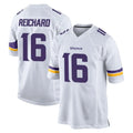 M.Vikings #16 Will Reichard Player White Home Game Odoa Stitched Jerseys