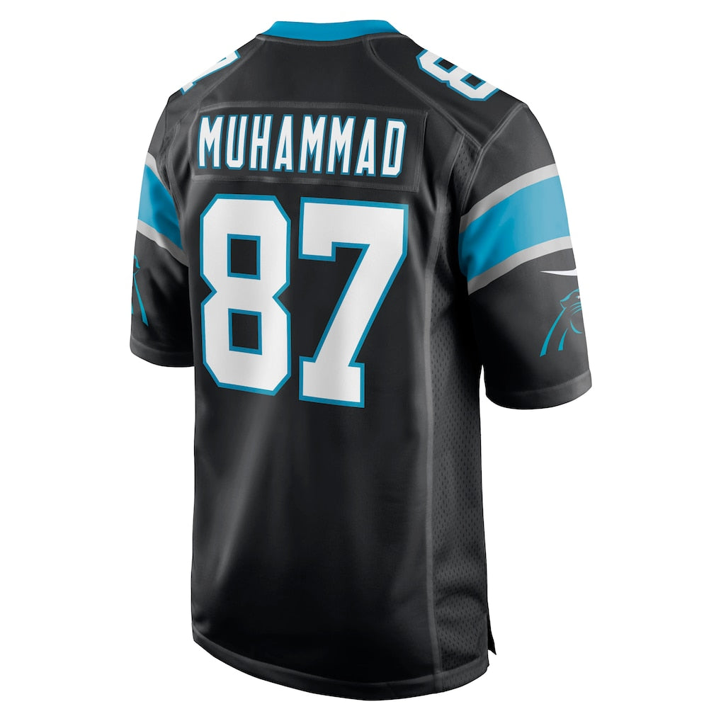 Odoa C.Panthers #87 Muhsin Muhammad Black Retired Player Jersey