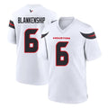 H.Texans #6 Reed Blankenship Player White Home Game Odoa Stitched Jerseys