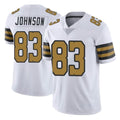 NO.Saints #83 Juwan Johnson Player White Limited Color Rush Home Game Odoa Stitched Jerseys