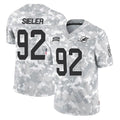M.Dolphins #92 Zach Sieler Player Arctic Camo Salute To Service Limited Game Odoa Stitched Jerseys