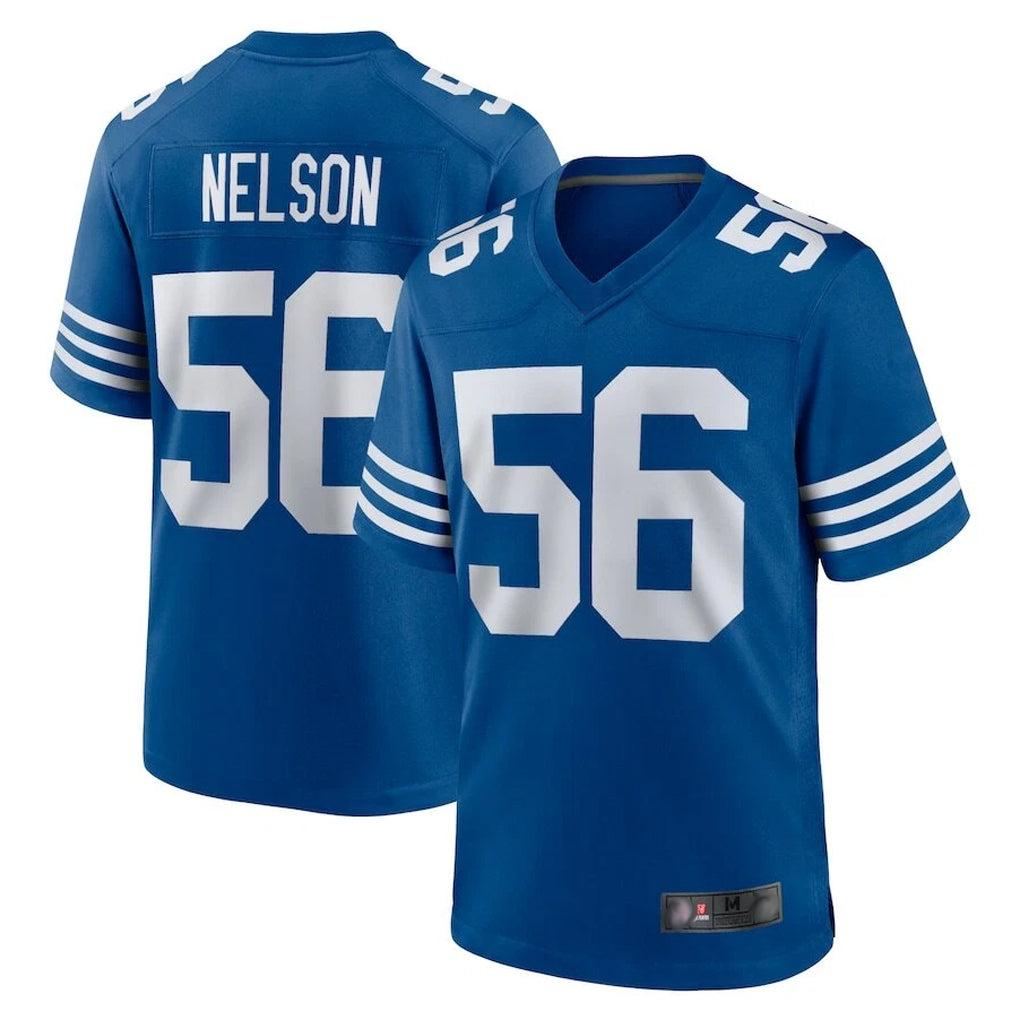 IN.Colts #56 Quenton Nelson Player Royal Limited Home Game Odoa Stitched Jerseys