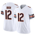 C.Bears #12 Devin Bush Player White Vapor F.U.S.E. Limited Home Game Odoa Stitched Jerseys
