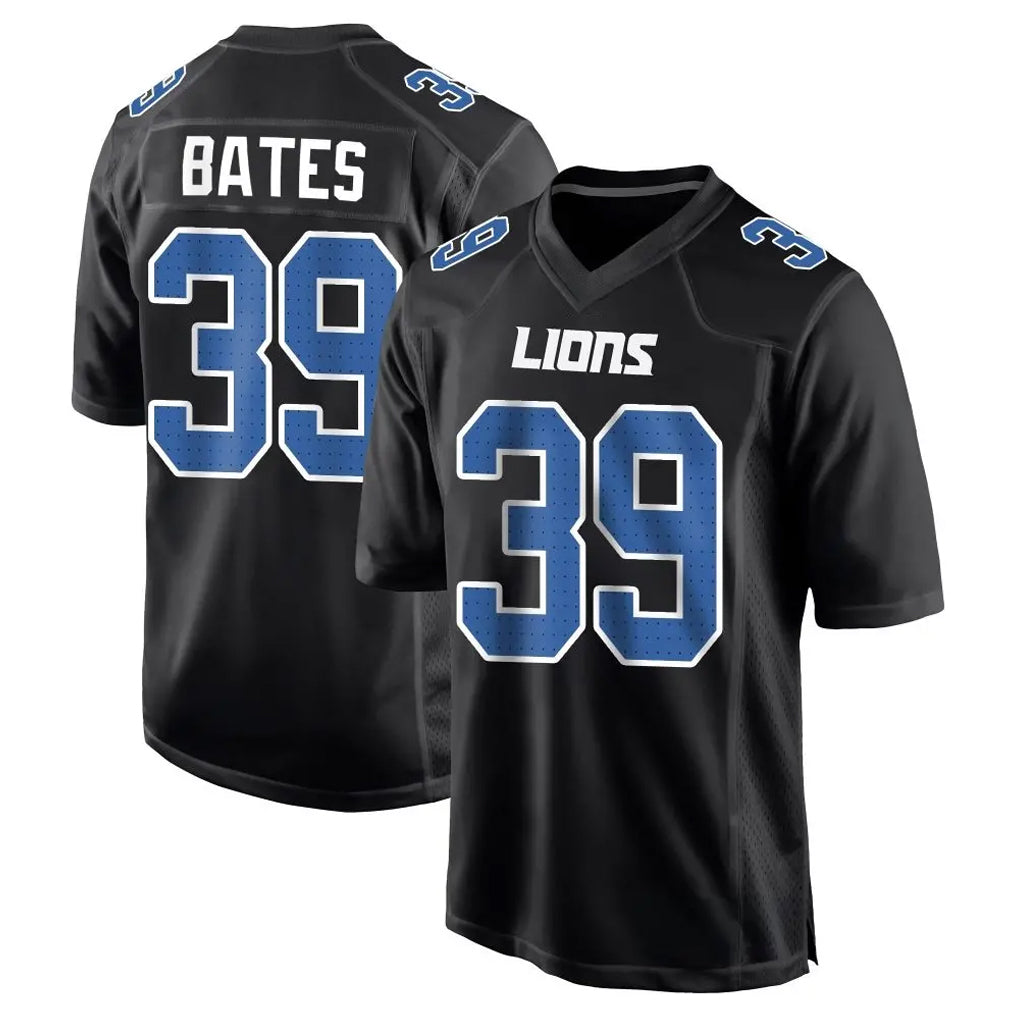 D.Lions #39 Jake Bates Player Black Fashion Home Game Odoa Stitched Jerseys