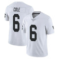 LV.Raiders #6 A.J. Cole Player White Limited Vapor Untouchable Home Game Odoa Stitched Jerseys
