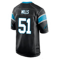 C.Panthers #51 Sam Mills Player Black Game Odoa Stitched Jerseys