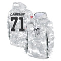 M.Vikings #71 Christian Darrisaw Player Arctic Camo Salute to Service Pullover Hoodies Limited Game Odoa Stitched Jerseys