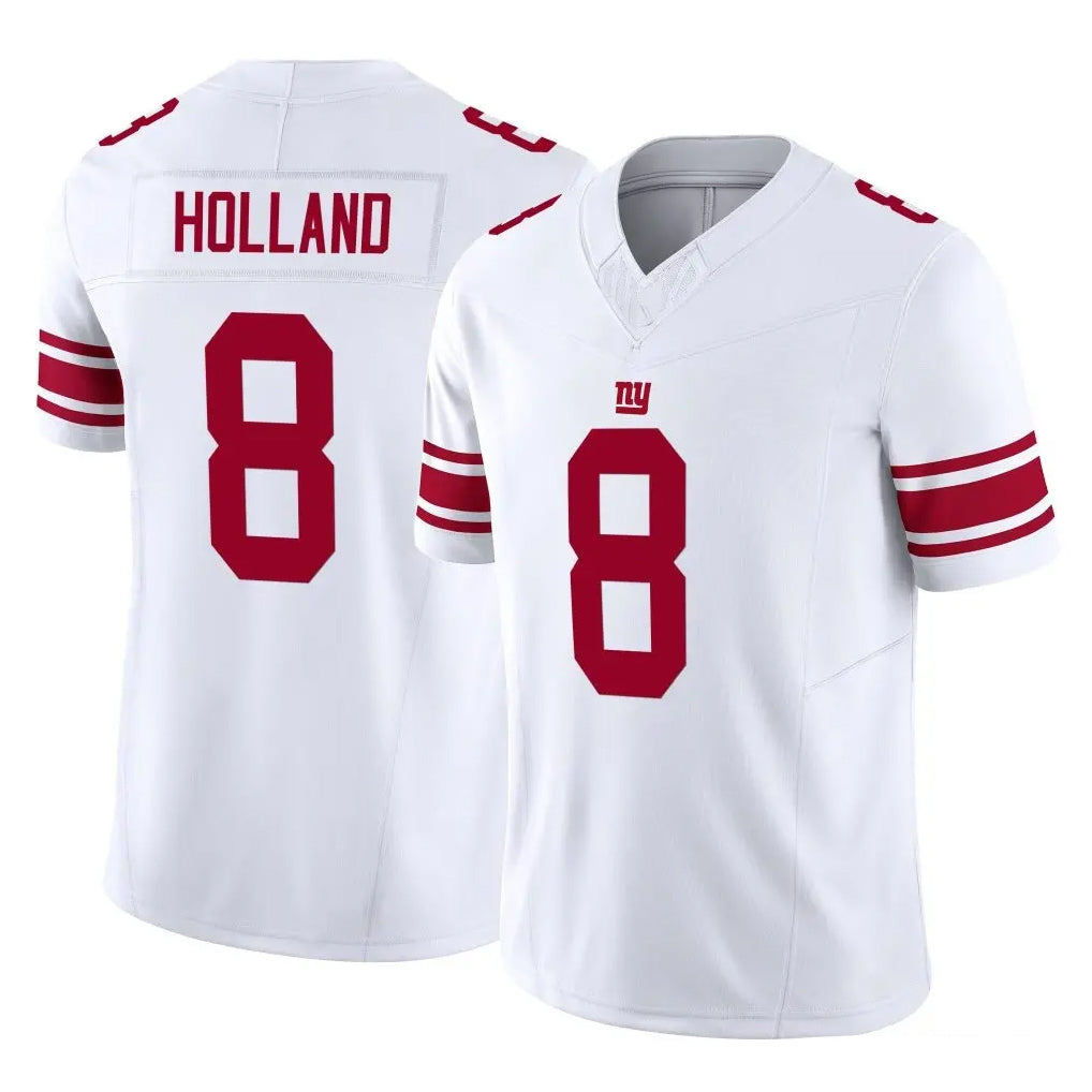 NY.Giants #8 Jevon Holland Player White Limited Vapor F.U.S.E. Home Game Odoa Stitched Jerseys