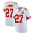 KC.Chiefs #27 Chamarri Conner Player White Limited Vapor Untouchable Home Game Stitched Jerseys