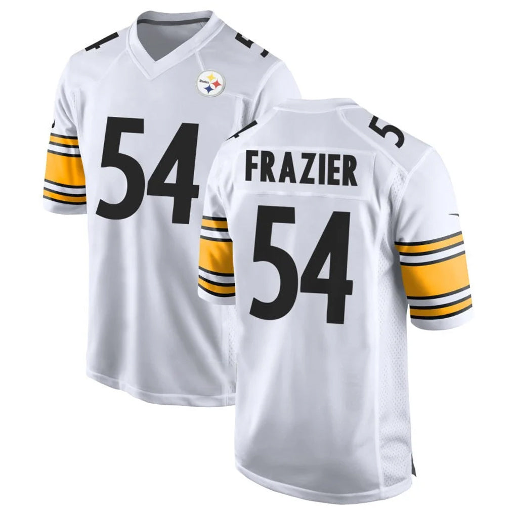 P.Steelers #54 Zach Frazier Player White Home Game Odoa Stitched Jerseys
