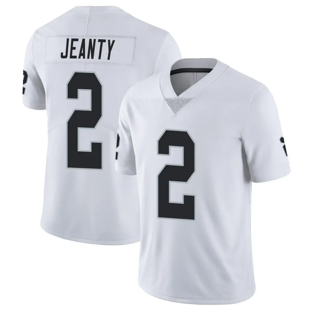 LV.Raiders #2 Ashton Jeanty Player White Limited Vapor Untouchable Home Game Odoa Stitched Jerseys