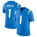 LA.Chargers #1 Quentin Johnston Player Blue Limited Vapor Untouchable Home Game Odoa Stitched Jerseys