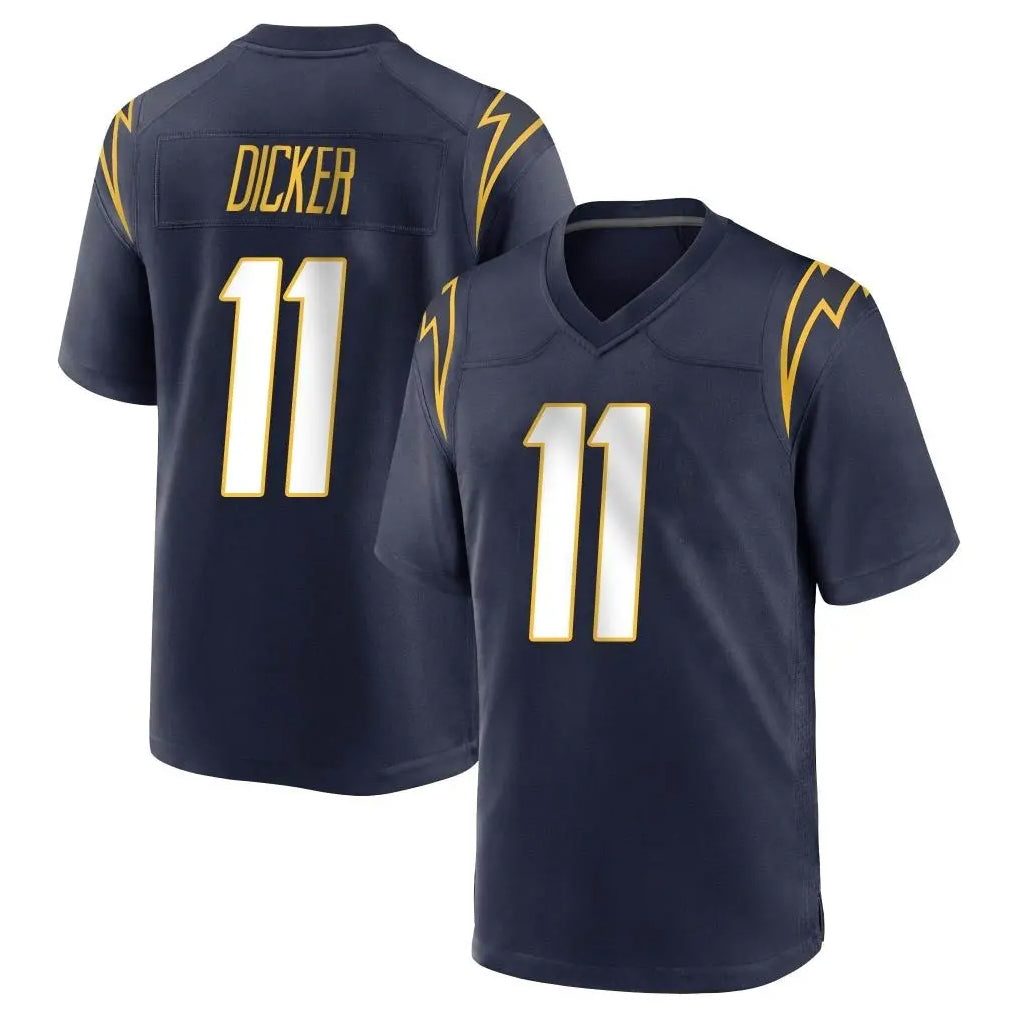 LA.Chargers #11 Cameron Dicker Player Navy Home Game Odoa Stitched Jerseys