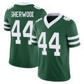 NY.Jets #44 Jamien Sherwood Player Green Legacy Limited Vapor F.U.S.E. Home Game Odoa Stitched Jerseys