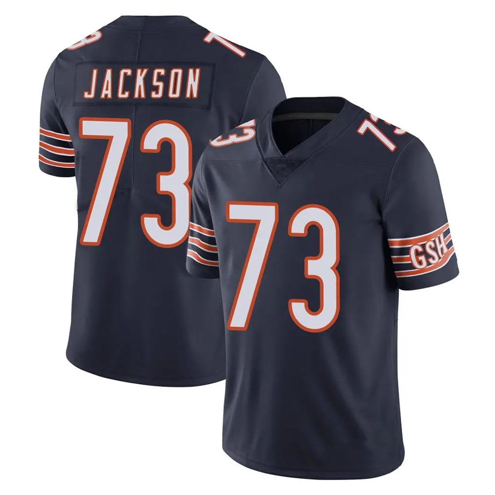 C.Bears #73 Jonah Jackson Player Navy Vapor Untouchable Limited Home Game Odoa Stitched Jerseys